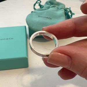 Tiffany & Co. sterling silver Roman Numeral ring
